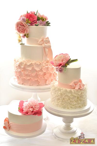 Flower Wedding Cake - Cake by Nasa Mala Zavrzlama