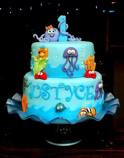 underwater ocean cake! - Cake by cheeky monkey cakes