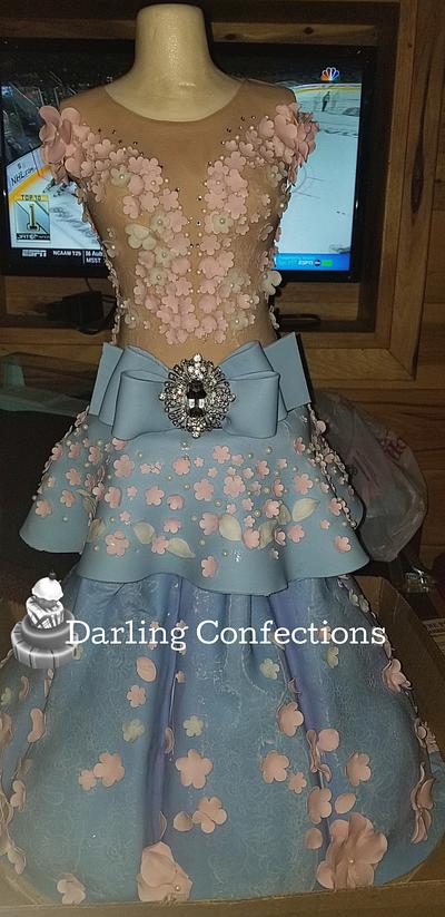 My Birthday Cake - Ballgown Dress - Cake by Jacqulin