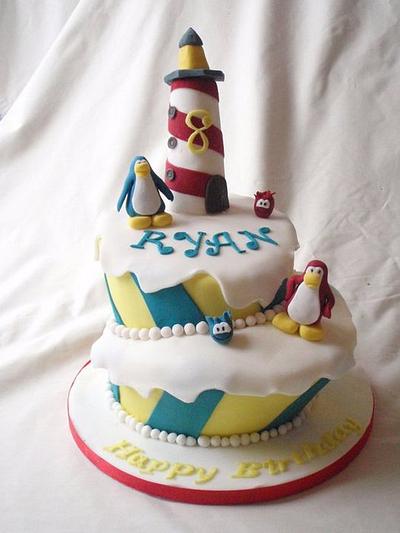 Club penguin. - Cake by Aoibheann Sims