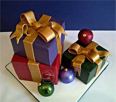 Christmas Presents! - Cake by CakeyCake