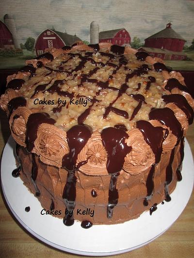 Gourmet German Chocolate Cake  - Cake by Kelly Neff,  Cakes by Kelly 