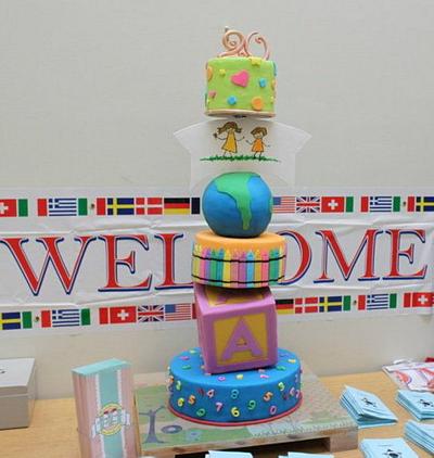 20 years celebrations of St.Francis Preschool & international Festival Cake - Cake by iriene wang