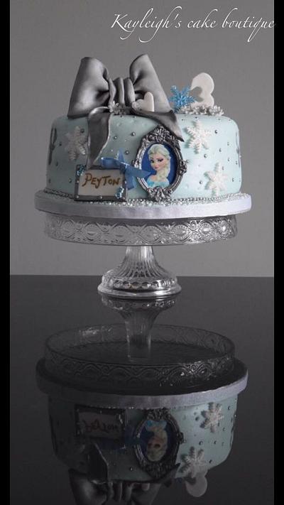 Frozen theme  - Cake by Kayleigh's cake boutique 