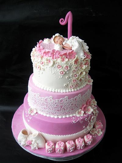 Christening cake - Cake by Mariya Borisova