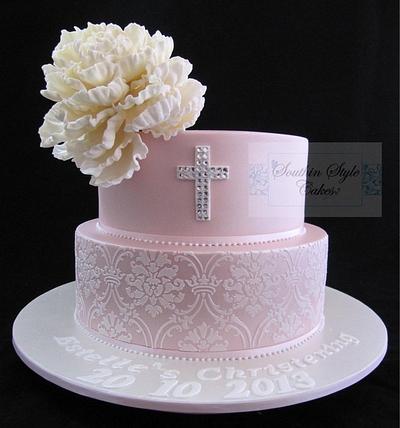 Christening Cake - Cake by Southin Style Cakes
