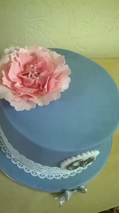 60th birthday - Cake by cakesbysilvia1
