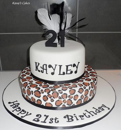21st Birthday  - Cake by Kassa 1961