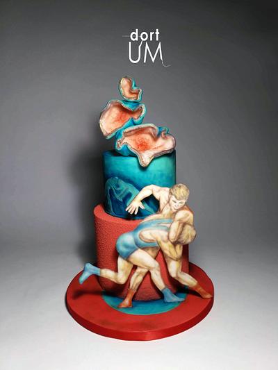 Greco-roman wrestling - Cake by dortUM