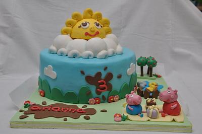 peppa pig cake - Cake by Naike Lanza