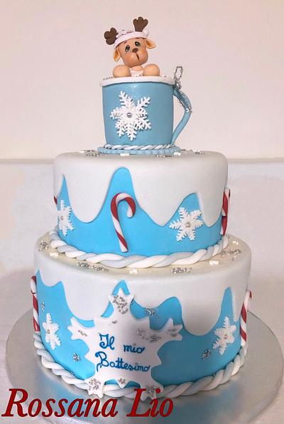 Christmas baptism cake - Cake by Rossana Lio