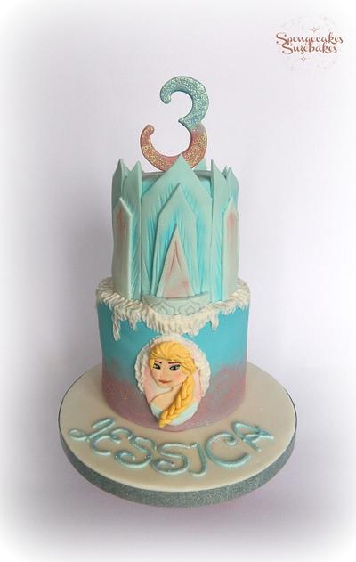 Frozen Elsa Cake - Cake by Spongecakes Suzebakes