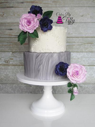 Marble and Lace - Cake by Cakesbytiffy