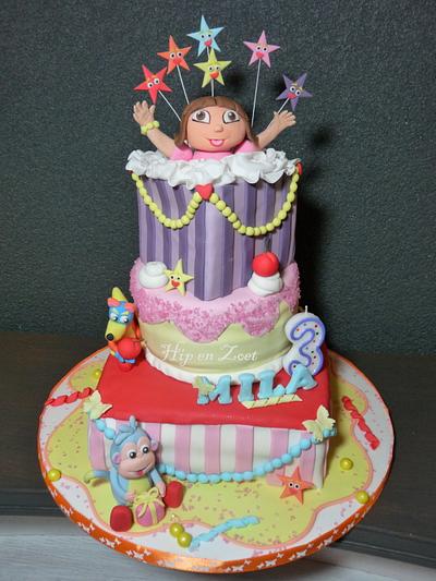 Dora the explorer cake - Cake by Bianca