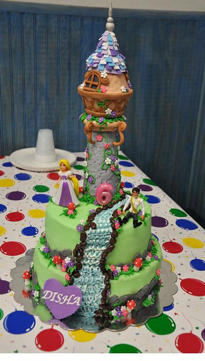 rapunzel cake- Tangled - Cake by yourfantasycakes
