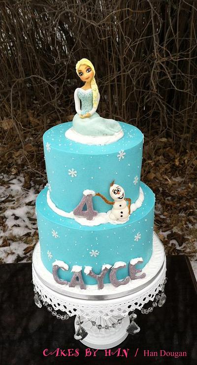 Frozen birthday cake. - Cake by Han Dougan