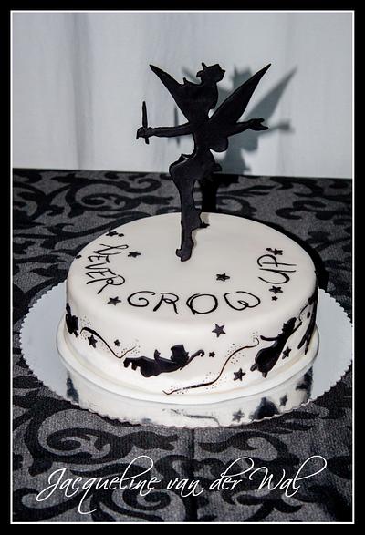 Nikita's Birthday .... Never Grow Up - Cake by Jacqueline