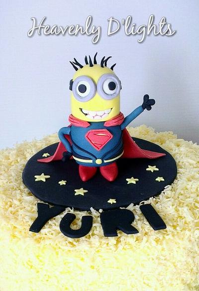 Superhero minion cake - Cake by novita