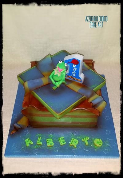 Kermit says: Happy B-day!!!!! - Cake by Azzurra Cuomo Cake Art