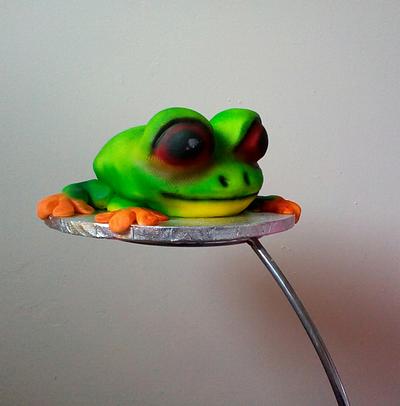 sweet sweet froggy! - Cake by Lily-rose cakery