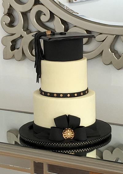 Elegant Graduation - Cake by Sweets By Monica