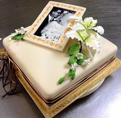 50th wedding anniversary cake - Cake by Delicious Designs Darwin