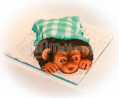 Mint The Chimp - Cake by Mayummy