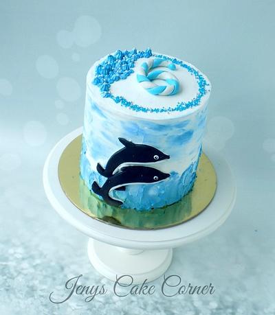 Dolphins ... - Cake by Jeny John