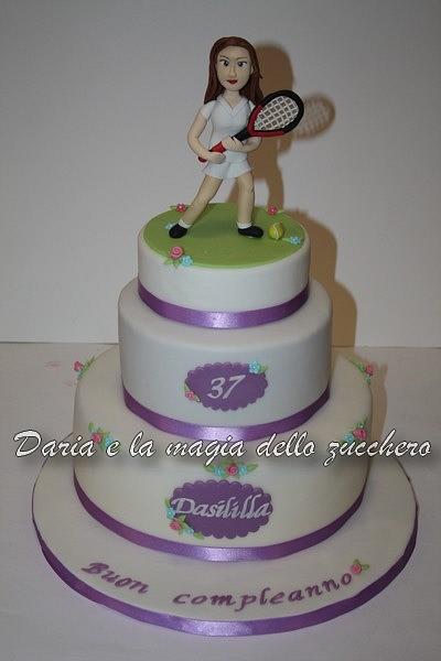 Tennis player cake - Cake by Daria Albanese