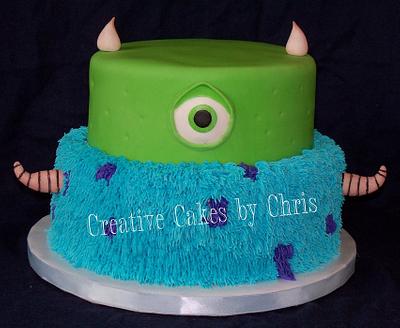 Monster's Inc Baby Shower - Cake by Creative Cakes by Chris