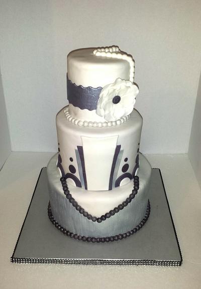 1920s Vintage Inspired  - Cake by lilforgetcakes
