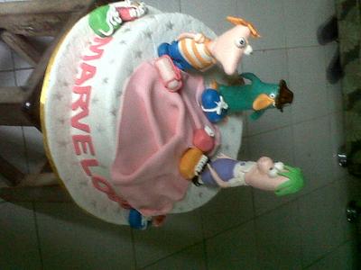 phineas and ferb birthday  - Cake by erima ojobo