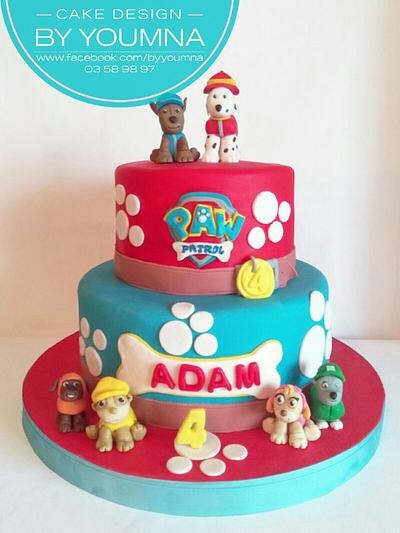 Paw patrol cake  - Cake by Cake design by youmna 