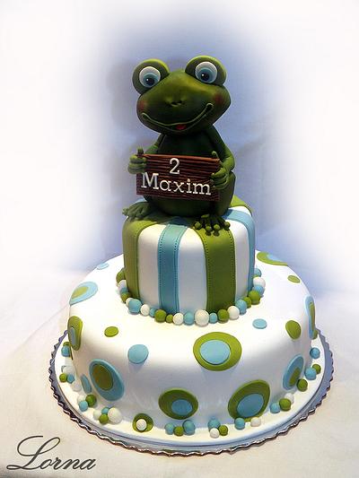 Frog for Maxim.. - Cake by Lorna