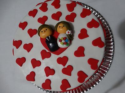 Bolo para Bodas de Palha 23 anos de Casamento - Cake by Vera Mondini