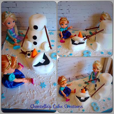 Frozen - olaf - Cake by Chantelle's Cake Creations
