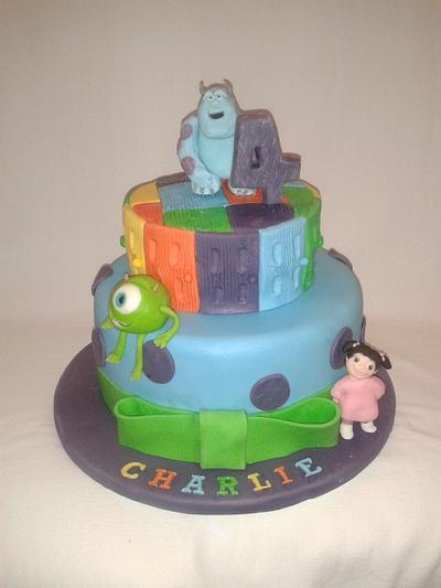 Monsters Incorporated - Cake by mrsmerrymaker
