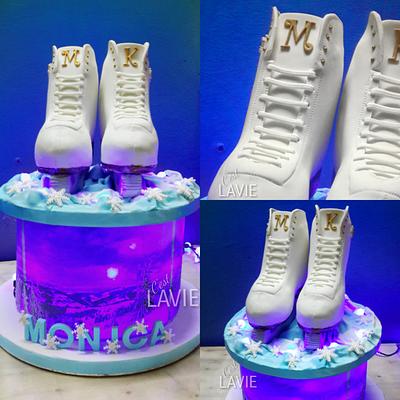 Ice Skating Shoes Cake - Cake by C'est LAVIE Cakes and Pastries
