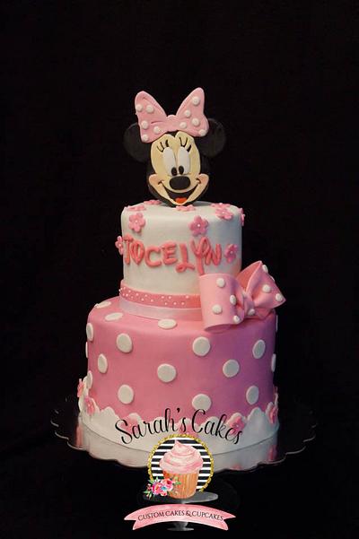 Minnie mouse cake - Cake by Sarah's Cakes