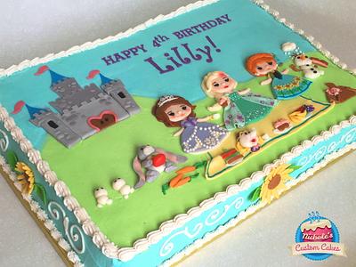 Princess Sheet Cake - Cake by NicholesCustomCakes