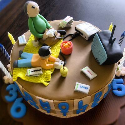Father and Son - Cake by novita
