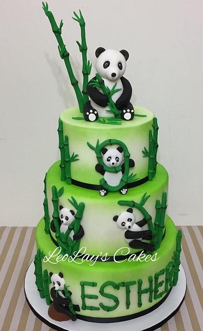 Cute pandas - Cake by leolay