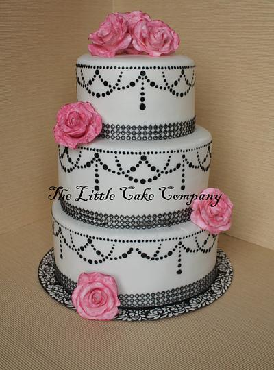 engagement cake - Cake by The Little Cake Company