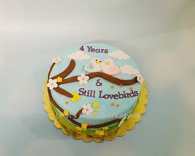 Wedding/Anniversary Cake Topper with Different Colour Options Available  (Pack of 1)