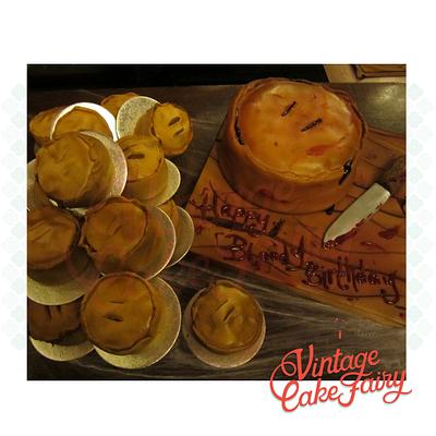 Mrs Lovitt's Meat Pies - Cake by Vintage Cake Fairy