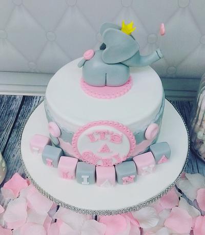 Baby shower cake  - Cake by Isabelle86