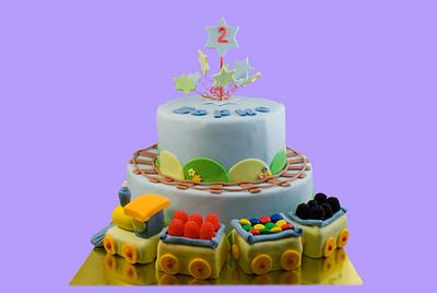Cake with train - Cake by Rositsa Lipovanska