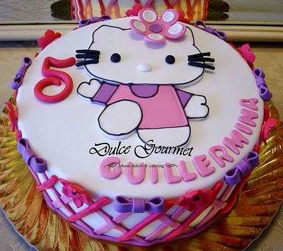 KITTY FOR GUILLERMINA - Cake by Silvia Caballero