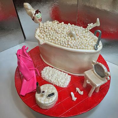 Bath tub cake  - Cake by Latifa