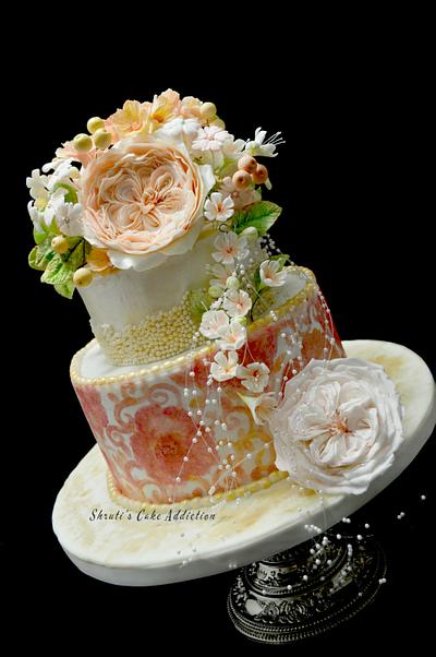"Cake in Full Bloom " - Cake by ShrutisCakeAddiction